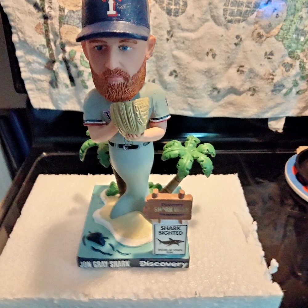 Jonathan gray shark bobblehead,